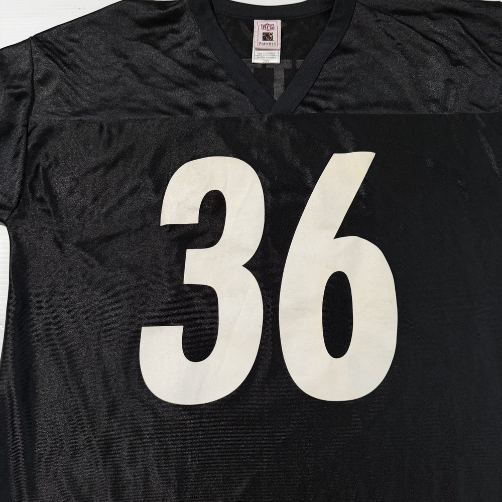 Pittsburgh Steelers Jerome Bettis #36 Black Jersey Mens Large NFL Players 7042A - Picture 2 of 7